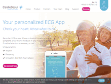 Tablet Screenshot of cardiosecur.com